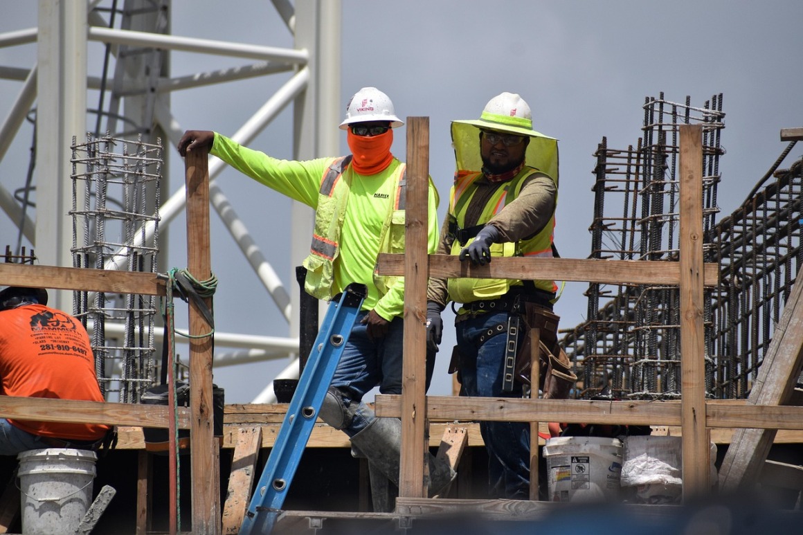industrial team workers